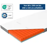 Genius eazzzy Premium Cube Topper 140 x 200 cm weiß