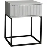 Livetastic Nachtschrank Marle 40 x 52 x 38,5 cm Weiß