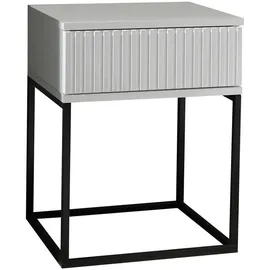 Livetastic Nachtschrank Marle 40 x 52 x 38,5 cm Weiß