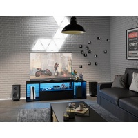 Gami Media-Board »HACK«, TV-Möbel speziell für Gamer entwickelt schwarz