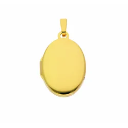 Ketten-Anhänger ADELIA ́S "Damen Goldschmuck 333 Gold Medaillon Anhänger", gold, Schmuckanhänger, Damen, Gelbgold 333, 333 Gold Goldschmuck für Damen