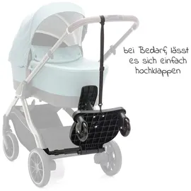 fillikid Buggy Board Basic mit Sitz Schwarz