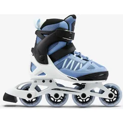 Inline-Skates Inliner Kinder Fit 5 blau/weiss dämmerungsblau|ultraweiß 38/41