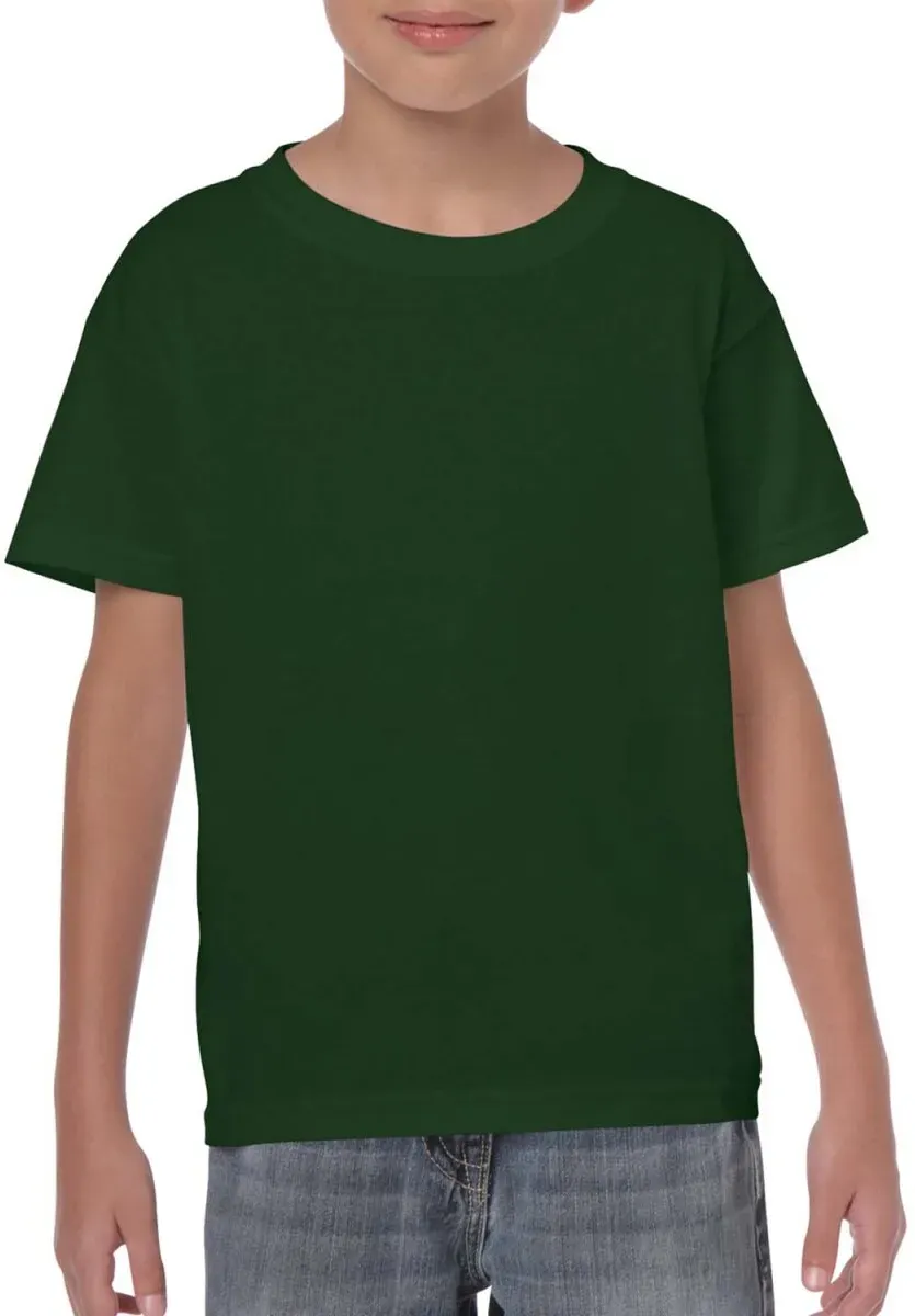 Gildan Kinder Heavy Cotton Youth T-Shirt 5000B forest green XS (140/152)