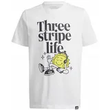 Adidas Positivity Table Jr - T-Shirt - Jungs - White - 11-12A