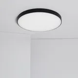 Lighting Technologies LED-Deckenleuchte Aussen 24W Rund Ø220 mm Dimmbar Schwarz