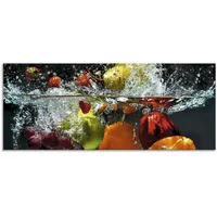 ARTland Artland, Spritzendes Obst auf dem Wasser Lebensmittel, (1