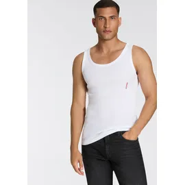 hugo underwear Ripptanktop HUGO UNDERWEAR, Herren, Gr. L, open miscellaneous 961, Feinripp, Obermaterial: 100% Baumwolle, Basic, Rundhals, Tops, Basic, Rundhals