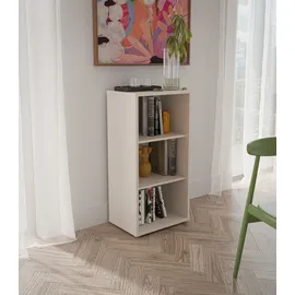 Forte Bücherregal 49,8 x 34,9 x 99,1 cm Kaschmir Beige