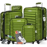 Kesser Koffer-Set 4-tlg. grün/khaki