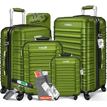 Kesser Koffer-Set 4-tlg. grün/khaki