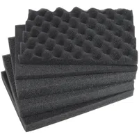 HMF ODR100 Koffereinlagen mit Rasterschaumstoff für Outdoor-Fotokoffer, 5er Set,