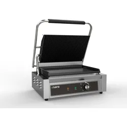Saro Kontaktgrill Modell PG 1 BGG, B 440 x T 384 x H 203 mm