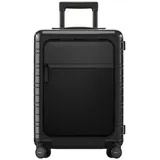 4 Rollen Kabinentrolley 55 cm Laptopfach schwarz
