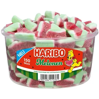 Haribo Melone - Fruchtgummi Wassermelonen Melonen - 150 Stück