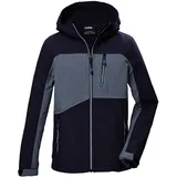 KILLTEC Jungen Softshelljacke/Outdoorjacke mit Kapuze KOW 367 BYS SFTSHLL JCKT, dunkelnavy, 140, 42198-000