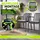 tillvex Gartenstuhl 4er Set 120 x 120 x 120 cm schwarz