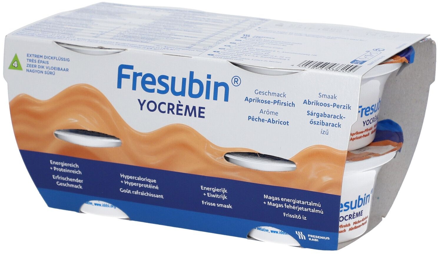 Fresubin® Yocreme Abricot/Pêche 4x125 g crème
