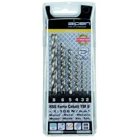Alpen Bohrerset Cobalt Forte 6tlg. 2,0/3,0/4,0/5,0/6,0/8,0