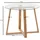 Wohnling Couchtisch Braun Eiche 58 x 58 x 47 cm