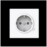 Busch-Jaeger Schuko-Steckdose Safety+ 20 EUCBL-44G Studioweiß glänzend