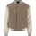 URBAN CLASSICS Teddy Collegejacke Dunkeltaupe 3XL