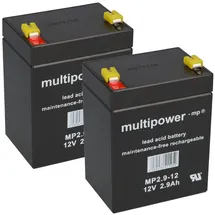 Akkuman.de Akkutechnik vom Fachmann Akku 12V 2900 mAh 2 St.