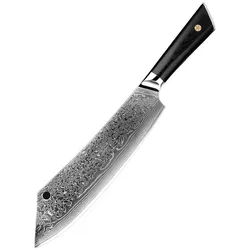 Muxel Extra großes Kochmesser mit gebogener Klinge, scharf, langlebig Ein Allzweckmesser