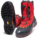 Forst- und Schnittschutzstiefel Kl. 2 "BOA®" - 40 - Rot