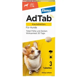AdTab 225 mg Kautabletten Hunde >5,5-11 kg 3 St