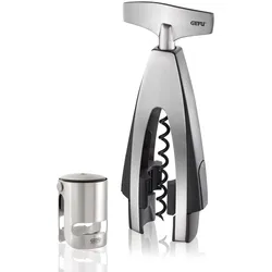 GEFU Korkenzieher VINOSO und Sektflaschenverschluss SPARKY im Geschenk-Set