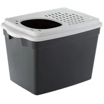 Ferplast Katzentoilette Jumpy 38,8x57,5x39 cm Schwarz/Weiß