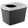 Ferplast Katzentoilette Jumpy 38,8x57,5x39 cm Schwarz/Weiß