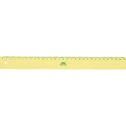 Lineal Green Line 30 cm, schmal, natur