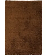 Pergamon Aloha Hochflorteppich 60 x 110 cm Braun