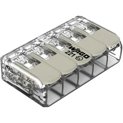 1St. Wago 221-485 COMPACT-Verbindungsklemme