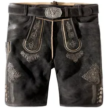 Stockerpoint Trachtenlederhose Bertl schwarz 56