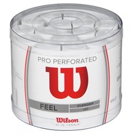 Wilson Pro Overgrip Perforated, 60er Pack, weiß,