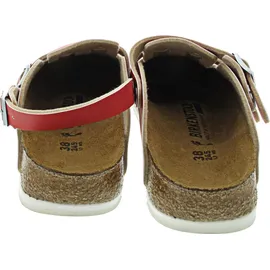 Birkenstock Clog Kay Superlauf, Birko-Flor, Cat Red, schmal, Größe 42