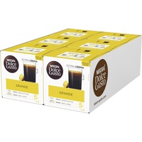 NESCAFÉ Dolce Gusto Grande Kaffee | 96 Kaffeekapseln | 100% Arabica Bohnen | Feine Crema und kräftiges Aroma | 6er Pack (6 x 16 Kapseln)
