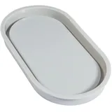 Rayher Silikon Gießform Untersetzer oval 17,8 x 9,5 cm Höhe 1,6 cm
