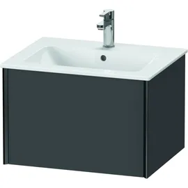 Duravit XViu Waschtisch-Unterschrank XV40250B249 61 x 40 x 48 cm, graphit matt, 1 Auszug, wandhängend, schwarz matt