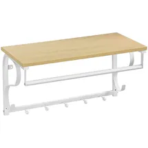 VASAGLE Wandgarderobe mit 5 Haken