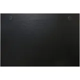 Stier Schreibtischplatte 140x80cm schwarz
