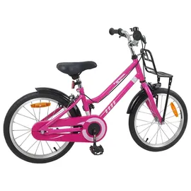 vidaXL Kinderfahrrad 18 Zoll rosa/schwarz