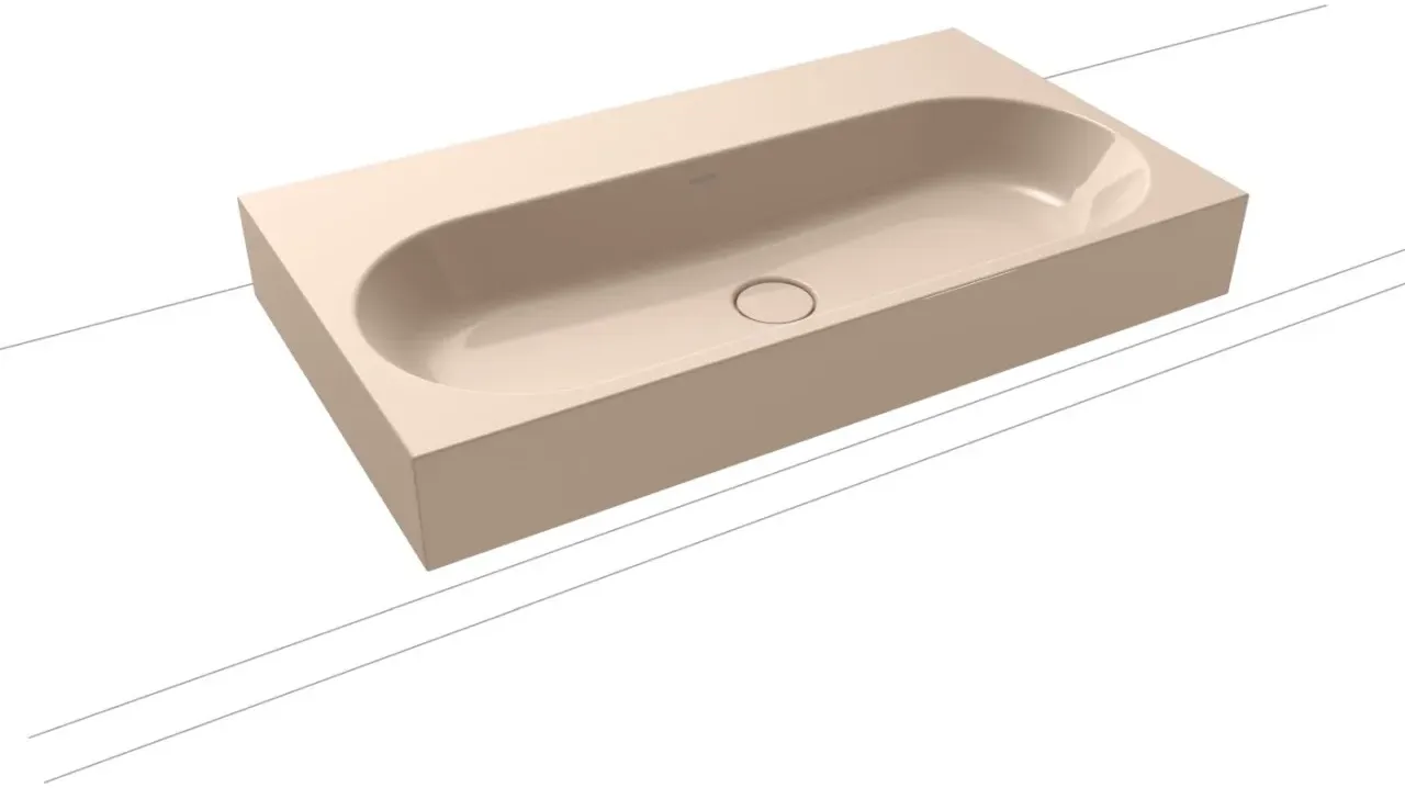 Kaldewei Aufsatzwaschtisch Centro, Modell 3058 ohne Überlauf 900x500, 903106033030 903106033030