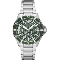 Emporio Armani Herren Automatisch 3 Zeiger Uhr mit Armband