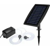 Solar-wasserpumpe Mit Sauerstoffbelüfter Für Springbrunnen, Solarbelüfter Für Teiche Und Aquarien, Solar-sauerstoffpumpe, Belüftungsrohr Für Teiche Und Aquarien, Luftblasenstein