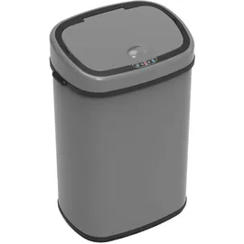 Svita Sensor-Mülleimer 68L Stahl Mülleimer mit Sensor Abfalleimer Küche Grau