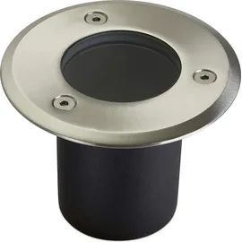 SO-Tech Bodeneinbaustrahler Edelstahl Ø 100 mm ohne Leuchtmittel grau